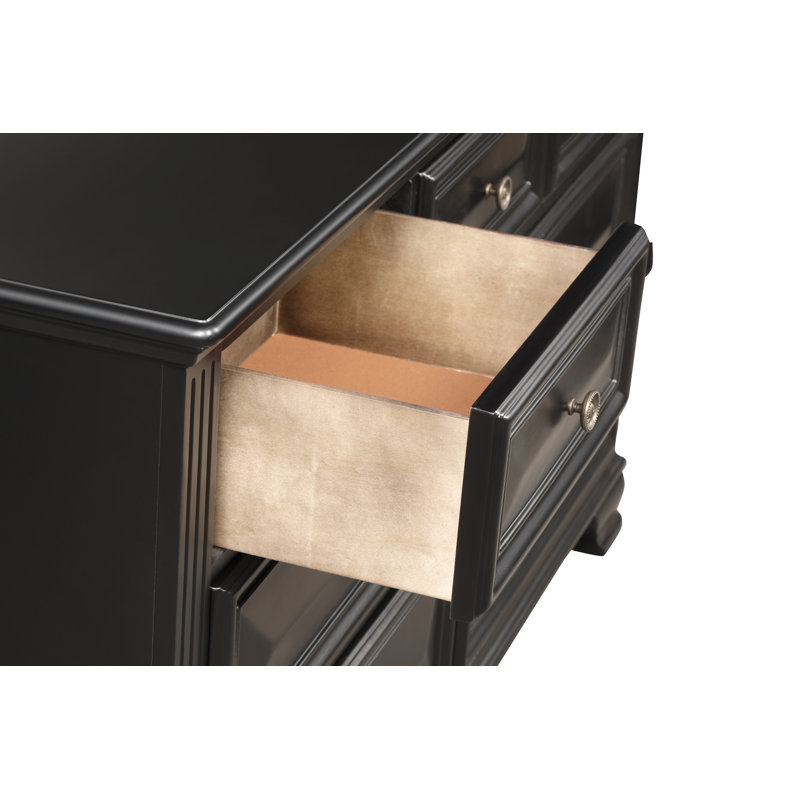 Alcott Hill® Quebec Solid Wood Standard 6 Piece Bedroom Set & Reviews